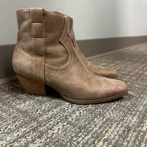 Dolce Vita Taupe Ankle Booties